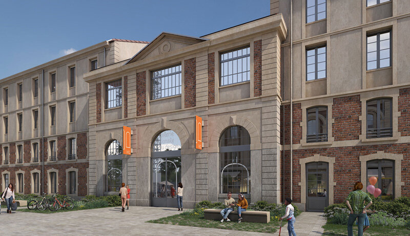 Perspective de la Galerie nationale du design @ Saint-Étienne Métropole, Buttrfly Illustrations