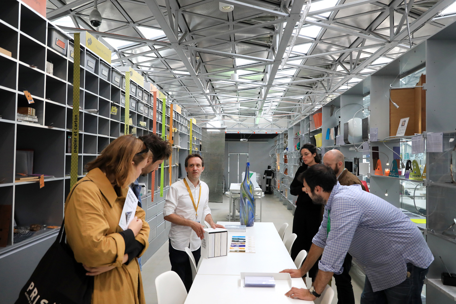Matériauthèque de la Cité du design © Fabrice Roure