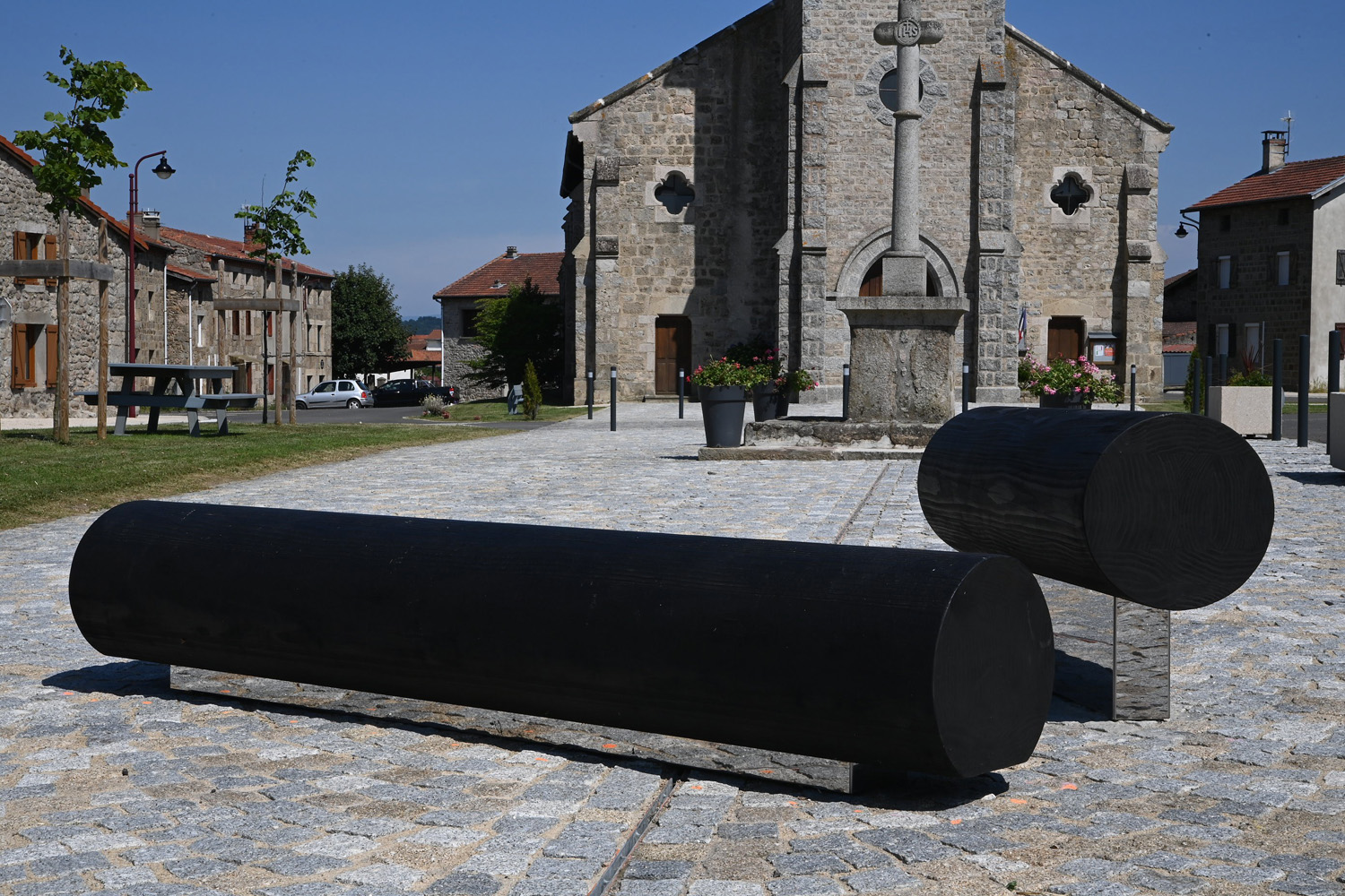 Banc d'essai installé à Aboën