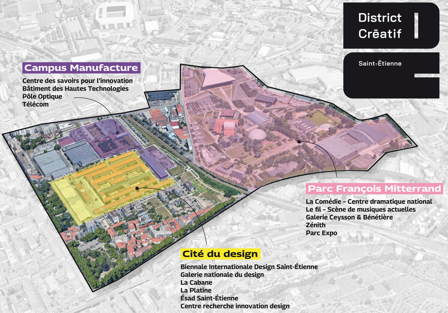 Carte du District Créatif